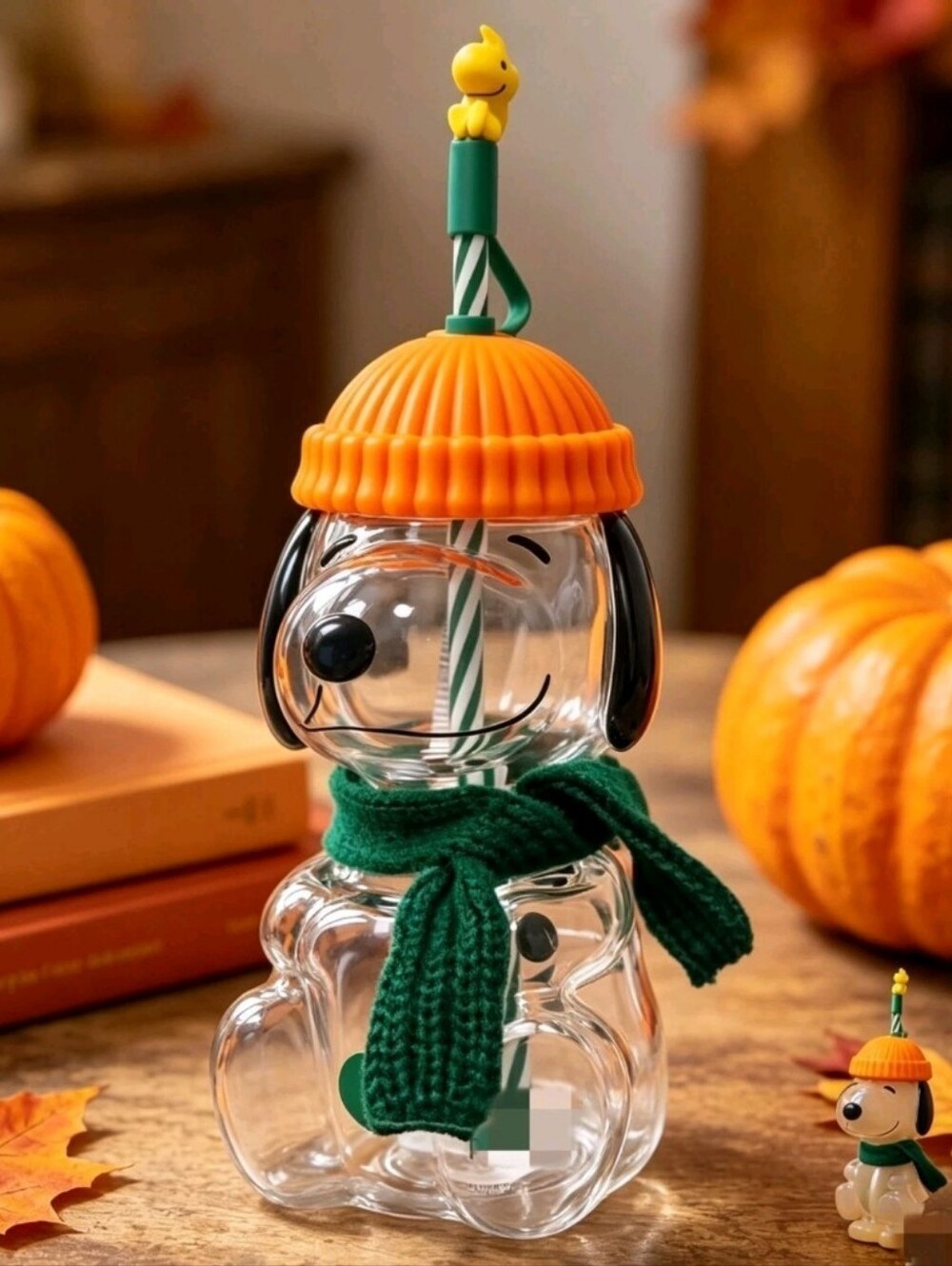 Snoopy Starbucks Glass Cup